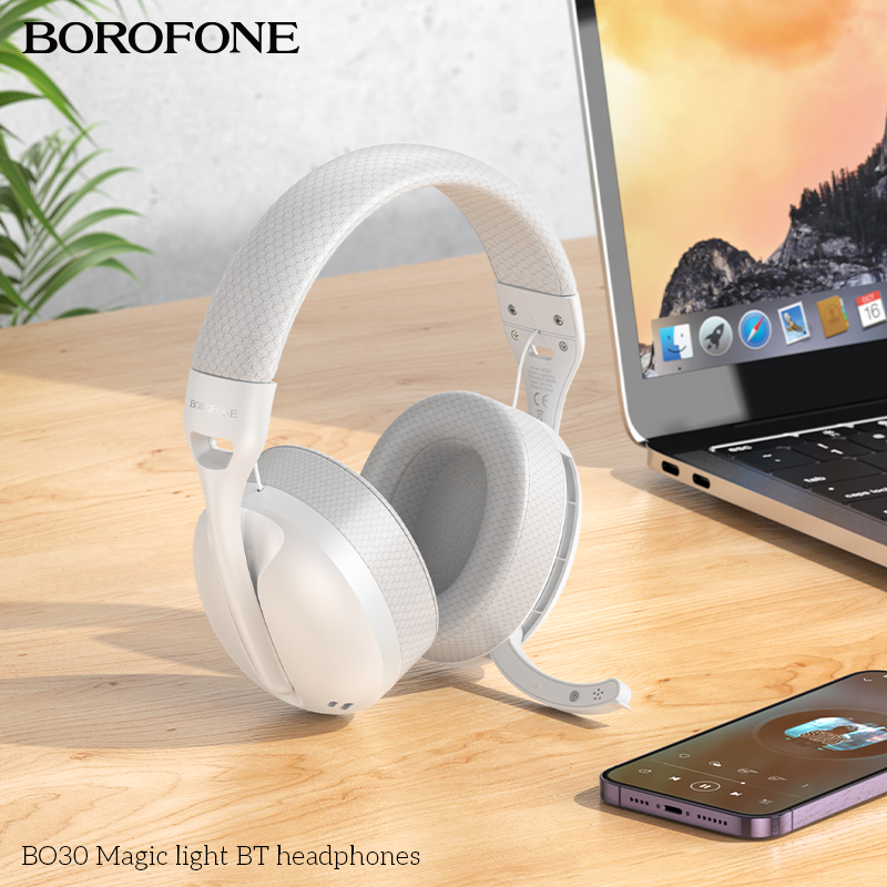 BOROFONE BO30 Magic light wireless headphones NZ 6